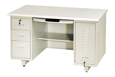 供應(yīng)灰白鋼木結(jié)構(gòu)電腦臺、寫字臺與辦公臺——廣州市鑫吉達(dá)辦公設(shè)備制造